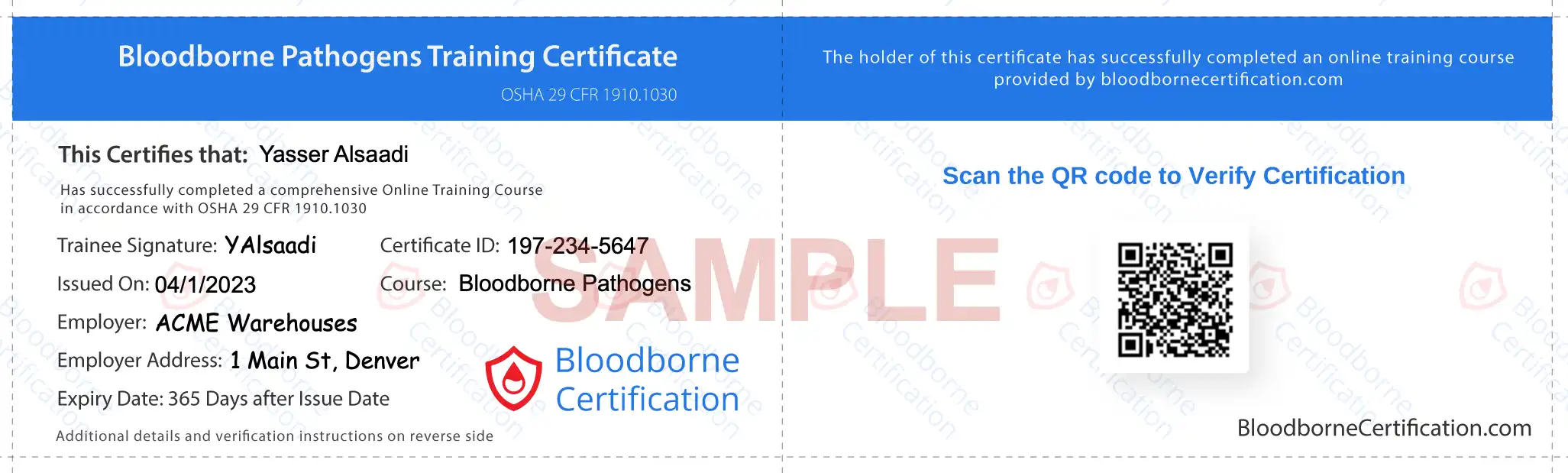 OSHA Bloodborne Pathogens: Healthcare Worker - Image 2